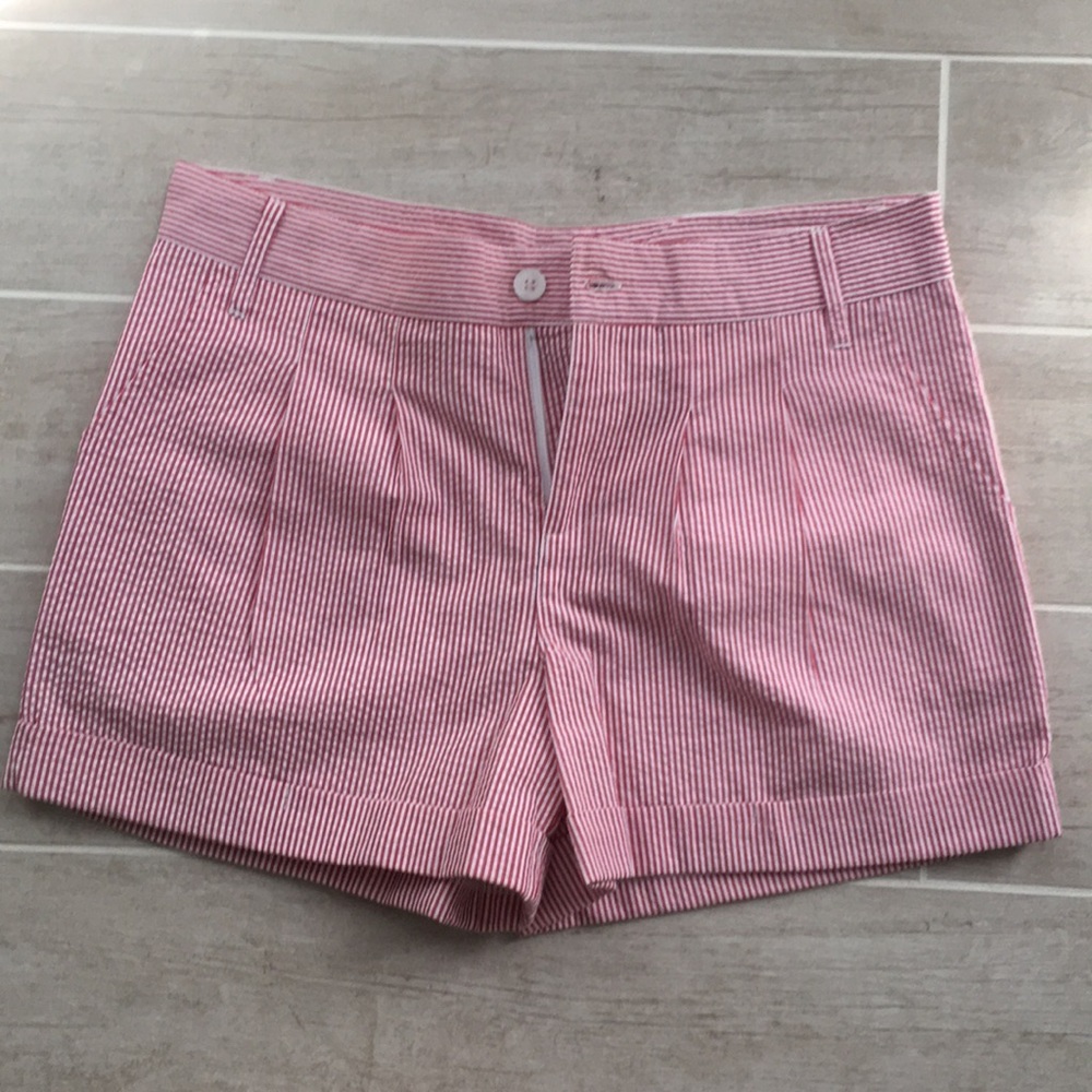 NWOT Lauren James Seersucker Shorts